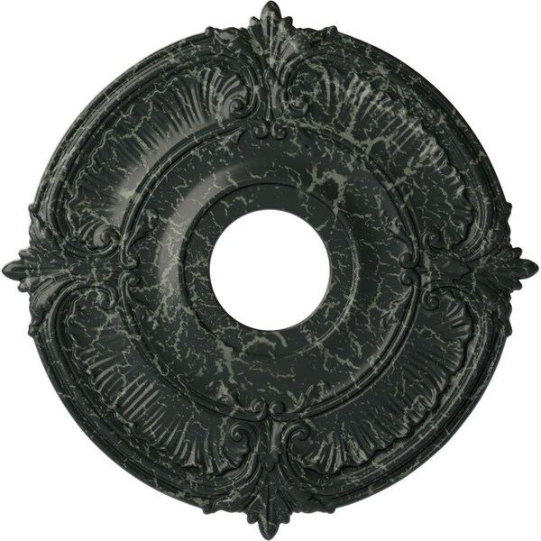 Ekena Millwork Attica Ceiling Medallion (Fits Canopies up to 5"), 18"OD x 4"ID x 5/8"P, Painted Turtle Crackle CM18ATPTC - main